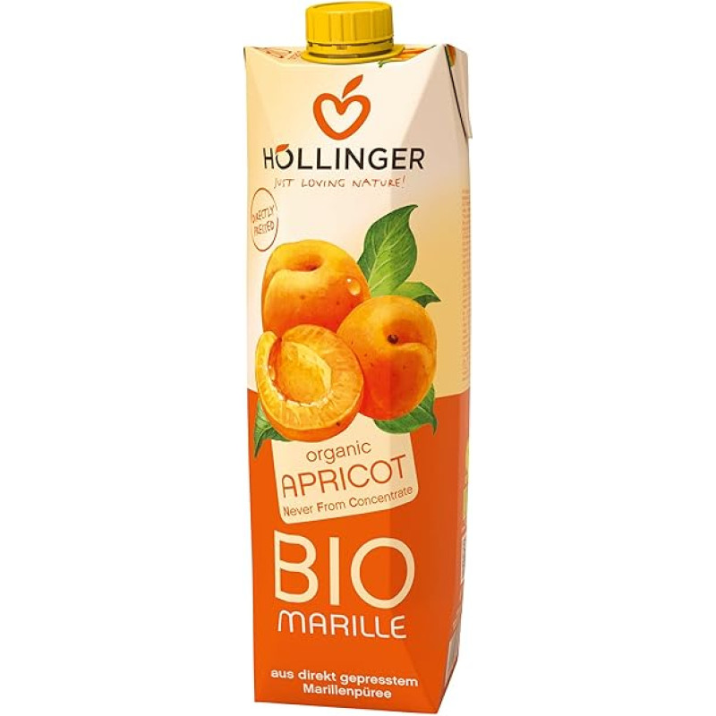 Höllinger Ekologiški abrikosai 1000 ml
