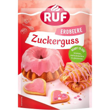 RUF braškių glajus, greitai paruošiamas glajus pyragams ir pyragaičiams, vaisinis saldus braškių malonumas, 1 x 150 g