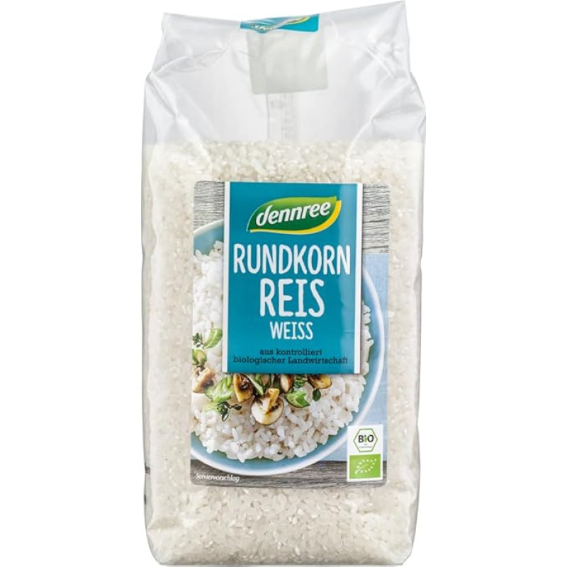 Round Grain Rice White 6 x 1 kg