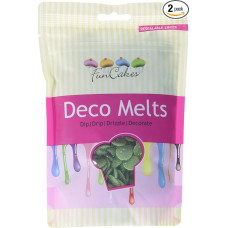 FunCakes Decorative Melts, Green, Pack of 2 (2 x 250 g)