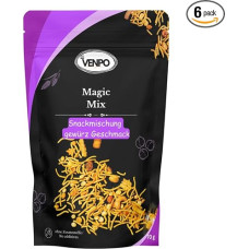 Venpo užkandžių mišinys su prieskoniais - aštrus riešutų mišinys su avinžirnių užkandžiais ir ryžių užkandžiais - idealiai tinka užkandžiams arba vakarėlių užkandžiams