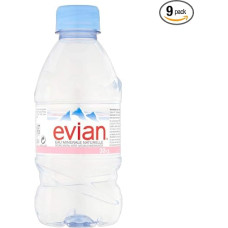 Evian Mineral Water, 9 x 330 ml
