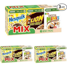 Nestlé Mix Cereal Mini Packs, Pack of 3, 200 g (4 x 30 g, 2 x 40 g)