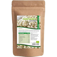 Mynatura Ekologiškos kanapių sėklos be lupenos, 1000 g Be glitimo, be cholesterolio, turtingos Omega 3 + Omega 6, vegetariškos ir veganiškos, ekologiškos kokybės (DE-ÖKO-044) (1 x 1000 g))