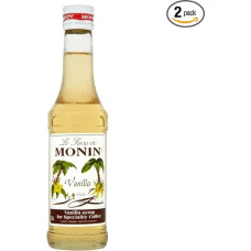 Monin Vanille Sirup (250 ml) - Packung mit 2