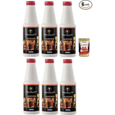 Fabbri Aria e Velluto, Gluten Free, Prepared in Liquid Form for Making Velvets and Airs, 6 x 800 g + Italian Gourmet Polpa 400 g