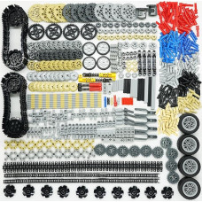 Engineering Parts, Cars, Gears, Axles - Wheels, Connectors, Building Blocks, Accessories, Sets, Chain Link Pins, Connectors, Bricks, Shock Absorbers, MOC, Technical Lot, Bulk Toys