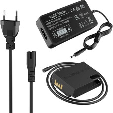 HYCTP ACK-E18 Power Supply Adapter DR-E18 DC Coupler LP-E17 Dummy Battery Kit for Canon EOS Rebel T6i T7i SL2 RP R8 R10 R50 R100 T8i T6S 77D 200D 250D 760D 800D 850D 800D 800D 000D Cameras