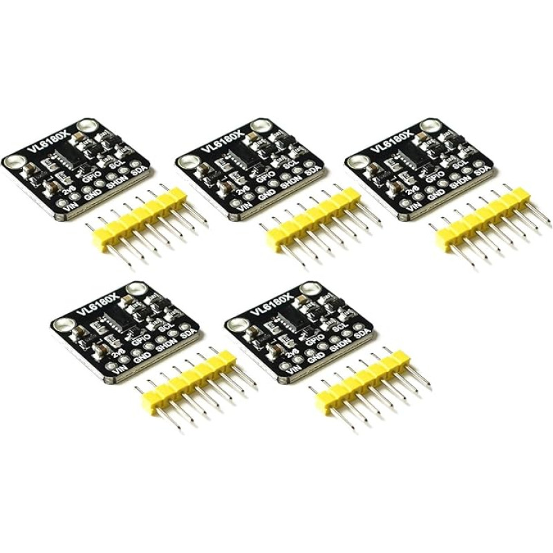 VL6180 VL6180X Rangefinder Optical Rangefinder Time-of-Flight Distance Sensor Pack of 5