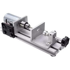 Werkzeuge Elektrowerkzeuge, DC 24 V 50 W Mini-Drehmaschine Holzbearbeitung DIY Standard-Set mit Bohrfutter