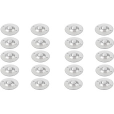 Reinscer 20 Stück -16B 5/8- Lager Stahl Roller Ball Flansch Förderer Transfereinheit