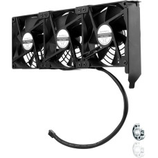 euroharry Graphics Card Fan 3 x 92 mm High Air Flow Fan PCI Holder Cooler GPU Fan Supports 5 V, 7 V, 12 V Supports Motherboard Sys_Fan Interface