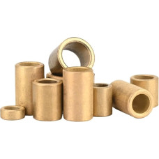 ALMLNLL Messingbuchse 5/10 Stück Innendurchmesser 3/4/5 mm Öllager Pulvermetallurgie Kupferhülse Kupferbuchse Verschleißfeste Wellenhülse(4x6x12 5vnt.)