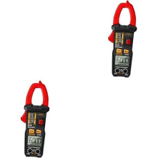 PartyKindom 2St Intelligente Klemme universell Autotester Auslauf Tester für digitale Multimeter Steckdosenleiste led car display leuchtfackel Auto-Multimeter elektrisches Multimeter Abs rot