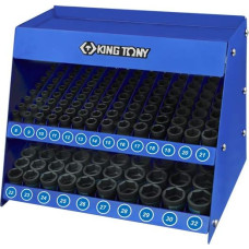 KING TONY 4472MP Aliuminio plieno smūginių galvučių rinkinys, 1/2 colio pavara, 158 dalys