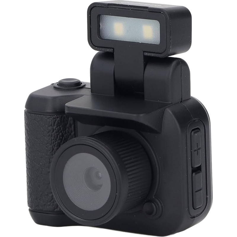 Skaitmeninis fotoaparatas nykščio kamera 1080P HD vaizdo kamera fotografijai Vlogging fotoaparatas su blykste Lengvas kompaktiškas mažas fotoaparatas kelionėms (32GB)