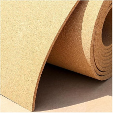 QNDUGJFER Selbstklebende Korkplatte auf Rolle für Pinnwände und Wanddekorationen. Große Korkplatte für Zuhause, Schule und Bürobedarf. Ideal für Heimwerkerarbeiten. 1,22 x 0,82 m (8 mm).