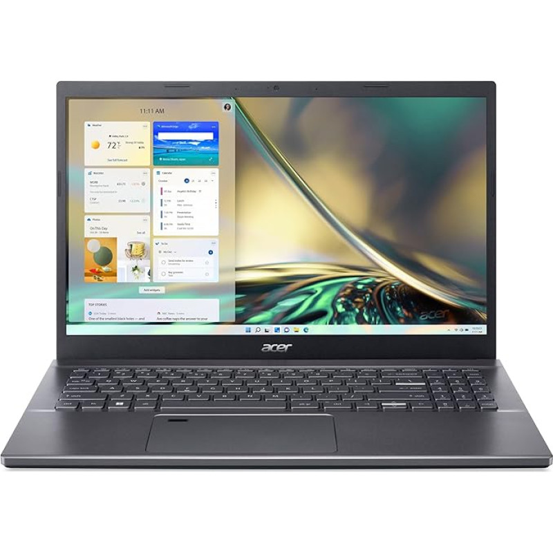 Acer Aspire 5 (A515-57-50HC) Laptop | 15.6 Inch FHD Display | Intel Core i5-12450H | 16 GB RAM | 512 GB SSD | Intel UHD Graphics | Windows 11 | QWERTZ Keyboard | Grey