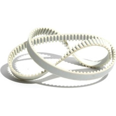 HTD5M Baltas poliuretano paskirstymo diržas 15/20/25/30 mm pločio PU pavaros diržas 3155/3170/3190/3200 mm uždaros kilpos paskirstymo diržas (5M-3175,25 mm)