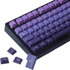 Keycaps PBT Keycaps 126 Keys ISO&ANSI Layout Cherry Profile Dye Sublimation Keycaps Set for Gateron Cherry MX Switch Mechanical Keyboard
