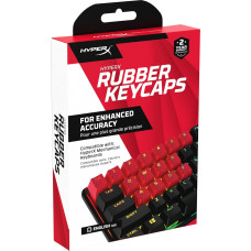 HyperX Rubber Keycaps - Gaming Accessory Kit, 19 Keys, English (US) Layout, Red