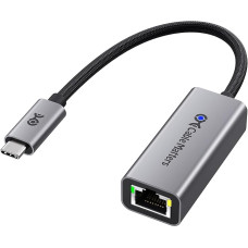 Cable Matters USB C 2.5Gb Ethernet Adapter, 2.5 Gigabit Network Speed, USBC to Ethernet Adapter Compatible with USB4, Thunderbolt 4/5, Plug & Play for MacBook, Laptop, and USB-C Devices