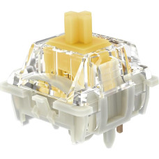 Gateron G Yellow Pro 3.0 5-Pin Switch Pre-lubed RGB Yellow Red Brown for MX Mechanical Keyboard (108 Pieces 5 Pin Yellow)