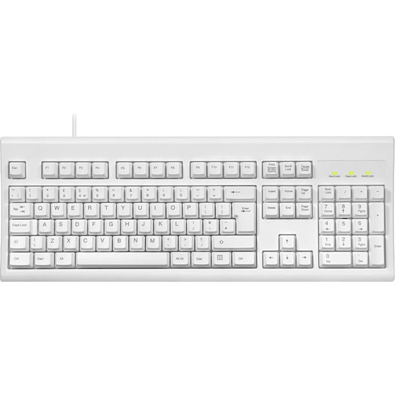 PERIBOARD-106 Keyboard White UK English Layout