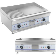 Royal Catering Dvigubos didelės grotelės su griliais 75 cm