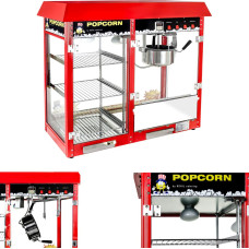 Royal Catering Popcorn machine with warming window