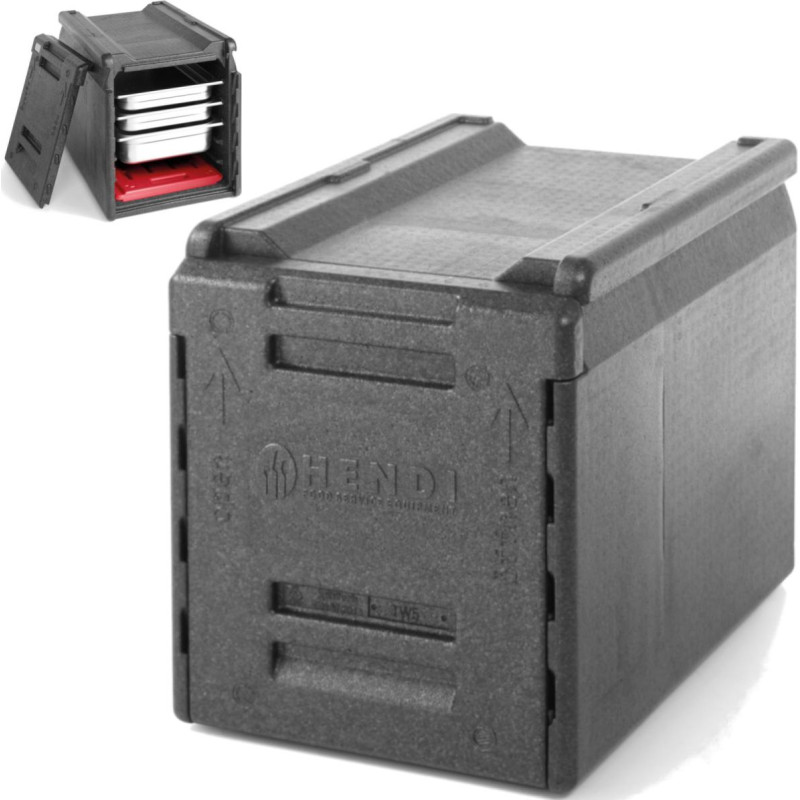 Hendi Thermo-insulated container catering thermos for food transportation PP GN1/1 66L