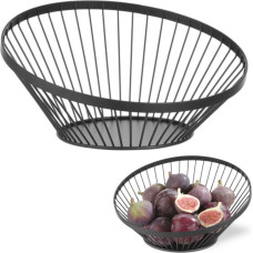 Hendi Wire basket fruit bowl black with matte coating diameter 280 mm - 427088