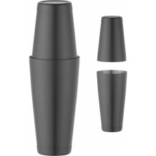 Bar Up Tin on Tin 2-piece Boston cocktail shaker 0.8 l - black