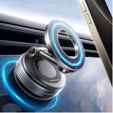 MRGLAS 2025 atnaujintas vakuuminis magnetinis mobiliojo telefono laikiklis automobilyje, skirtas 