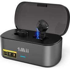 1Mii belaidės TV ausinės, belaidės TV ausinės su siųstuvu ir ausinėmis, įkrovimo stotelė senjorams, 2.4G mažo vėlavimo, 