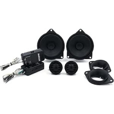 Audison APBMW K4M 2-Way System for BMW/MINI with 100 mm Mid-Speer, Tweeter and Soft, 100 W Peak, Compact Small Basket Design for OEM Mounting