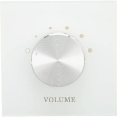 VBESTLIFE sieninis garsumo reguliatorius, išmanusis namų garsumo reguliatorius su sukamąja rankenėle, 5 lygių garsumo reguliavimas, foninės muzikos derinimo jungiklis, skirtas namų garsiakalbiui, baltas