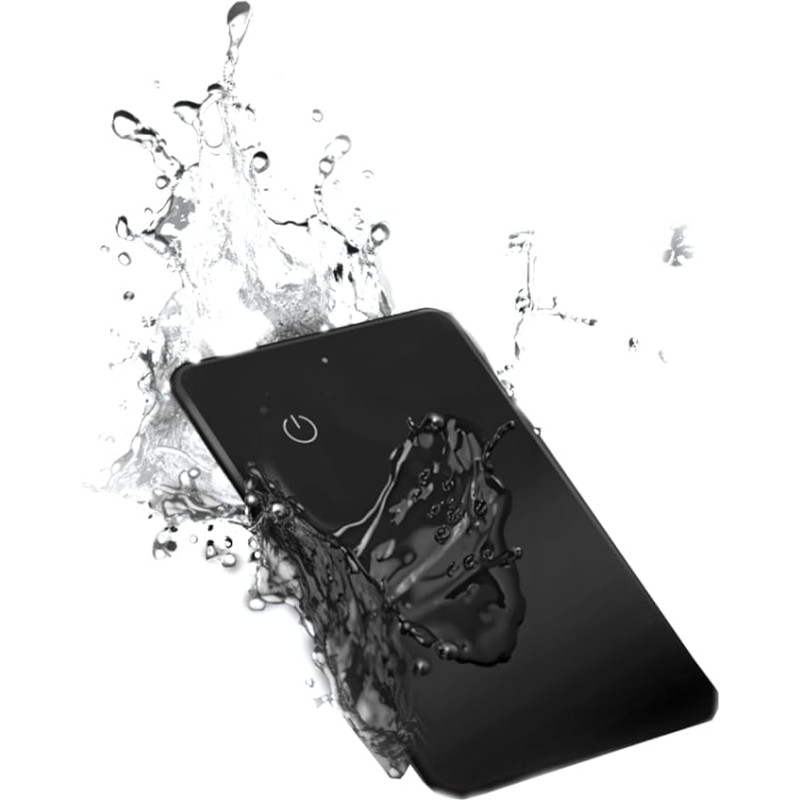 Wallet Card Tracker Wallet Finder (iOS Only) - Key Finder Small Thin Wallet Works with Apple Where is? - Waterproof with up to 3 Year Battery Life