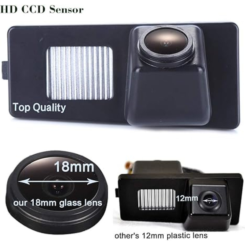 HD CCD atbulinės eigos kamera Spalvota kamera Stovėjimo kamera Naktinis matymas ir atbulinės eigos sistema Parkavimo pagalba Vandeniui ir smūgiams atspari SsangYong Korando/Kyron 2011 Rexton II 2011/Rodius/Stavic