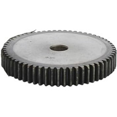 1 Stück 1,5 m Stirnrad, 52/53/54/55 Zähne, 14 mm Prozessloch, Ritzel, kohlenstoffarmes Stahlmaterial, flaches Zahnrad, Gesamthöhe 15 mm (53 dantys)