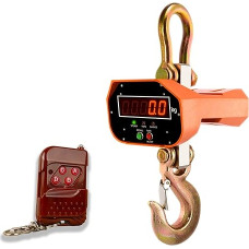 wagPRO-H5000 Pramoninė svarstyklė 5 tonų talpos elektroninė kablio svarstyklė 5000kg/1100lb Nuotolinio valdymo tikslumas 2000g