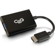 C2G/Cables to Go 41350 HDMI Male to VGA Female Adapter Converter Dongle, Black