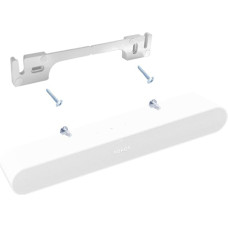 EMAQUIN Wall Mount Bracket for Sonos Ray Soundbar (Sturdy Metal, Durable Painting, Easy to Install on the Wall, Compatible with Sonos Ray, White)
