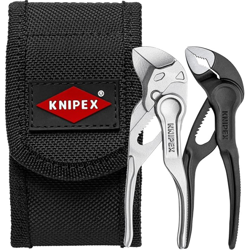 KNIPEX mini replės XS 1 x 87 00 100, 1 x 86 04 100 150 mm 00 20 72 V04 XS