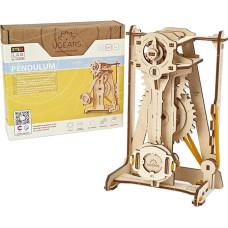 UGEARS STEM Lab 3D STEM (gamtos mokslai, technologijos, inžinerija ir matematika) žaidimų rinkinys - 3D medinis konstruktorius - 