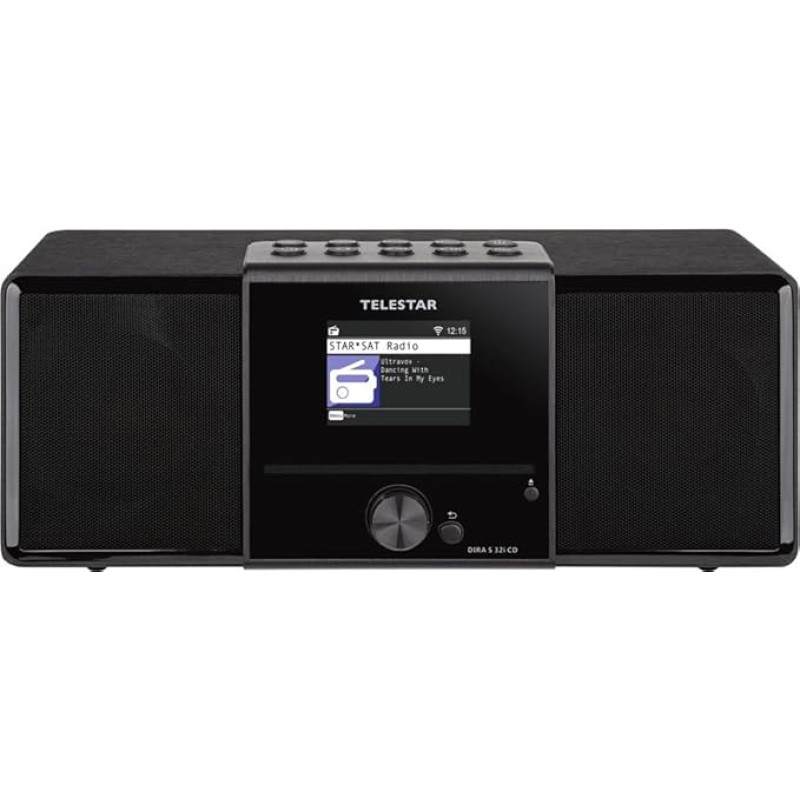 TELESTAR DIRA S 32i CD - internetinis radijas/DAB+ radijas (stereofonija, CD grotuvas, srautinio duomenų perdavimo paslaugos, USB įrašymas, 