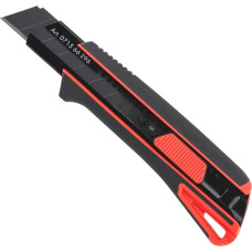 Würth 2K 071566296 Cutter Knife 25 mm with 1x Snap-off Blade Extremely Sharp Black 071566296 Utility Knife Paper Knife
