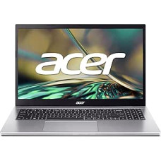 acer Aspire 3 (A315-59-72MF) Laptop, 15.6-Inch FHD IPS Display, Intel Core i7-1255U, 16 GB RAM, 512 GB SSD, Intel Iris Xe Graphics Card, Windows 11, QWERTZ Keyboard, Silver