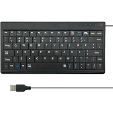 CUQI USB Mini Keyboard, DIY Experiment Mini Keyboard Gaming, USB Interface for TV Box, Windows PC, Raspberry Pi, Windows 10/8/7, (Black)