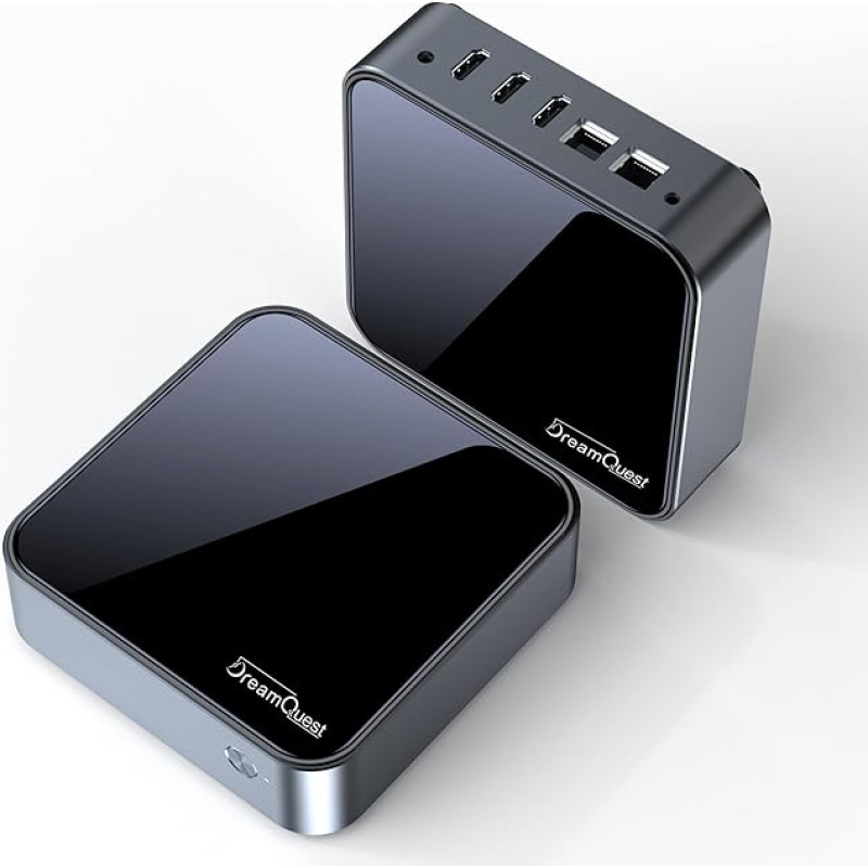 DreamQuest Mini PC with Win-11 Pro Intel N95 (up to 3.40GHz) 32GB DDR4 1TB M.2 SSD Micro Desktop Computer Business PC Support 4K HDMI Port, 2X Gigabit Ethernet, USB 3.2x4/WiFi 5/BT4.2 for Office